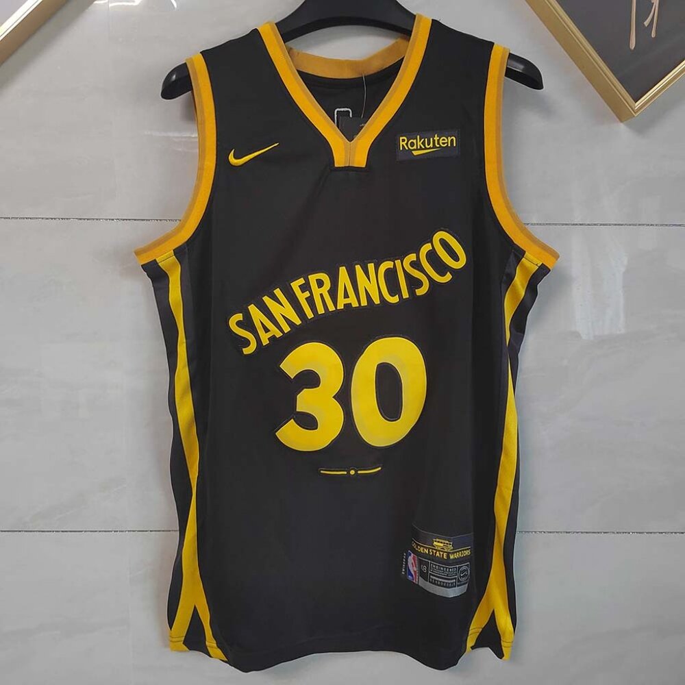 Golden State Warriors #30 Stephen Curry Nike Dri-FIT NBA Jersey